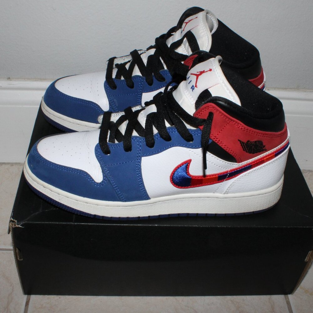 Air Jordan 1 multi color swoosh